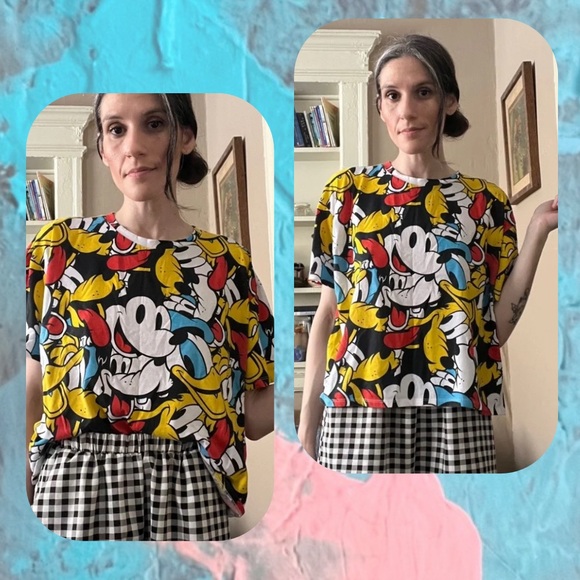 🍭 3/$20 (teens) • Disney characters print short sleeved top - Picture 1 of 10